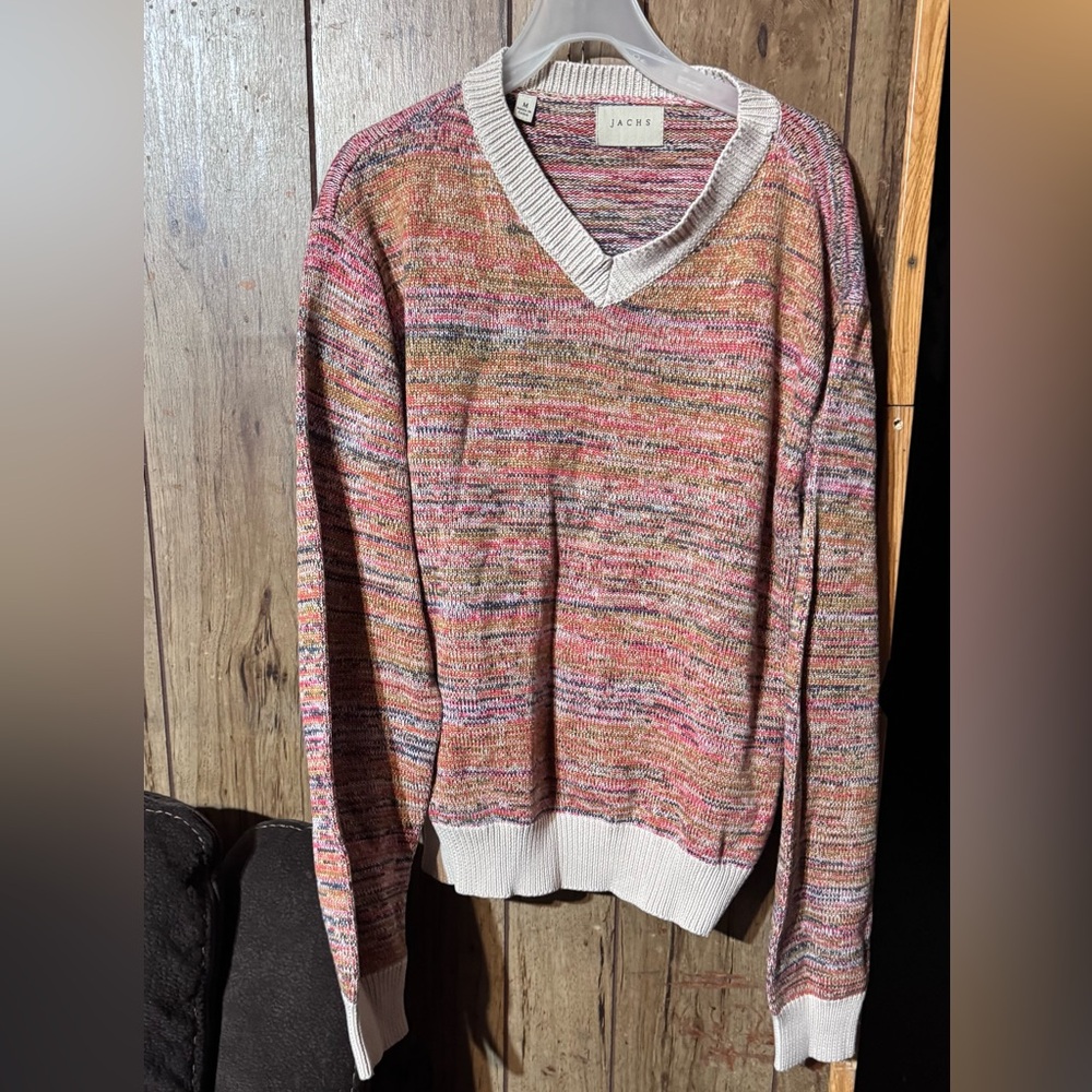 Jachs Multicolor V-Neck Sweater